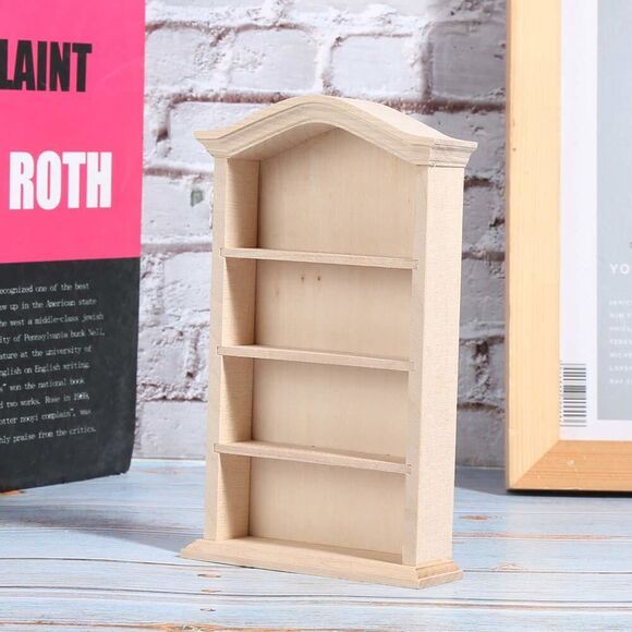 Miniature Dollhouse Bookcase House Furniture Dollhouse Miniature Mini Furniture - Picture 1 of 7